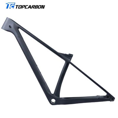 China Mountain Bikes Carbona fiber Hardtail MTB Mountain Bike High End Frame With BSA 73 135/142/148mm Available for sale