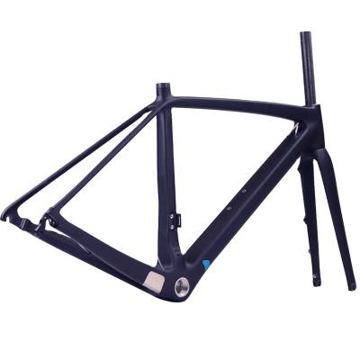 China Road Bikes Wholesale 700C Full Carbon Fiber T700 T800 Lightweight Road Bicycle Frame for sale