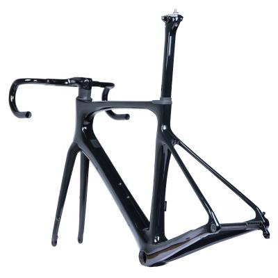 China Road Bikes Route Bike ENV Technology High Quality Carbon Fiber Frame With Disc Brake High Than Flat Mount for sale