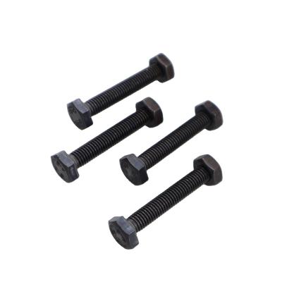 China Low Price Black Metric Heavy Hex Bolt And Nut Head Screw Customized Size for sale