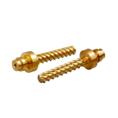 China Industrial Equipment Brass Bronze Cooper Bolt Two Heads Special Connector for sale