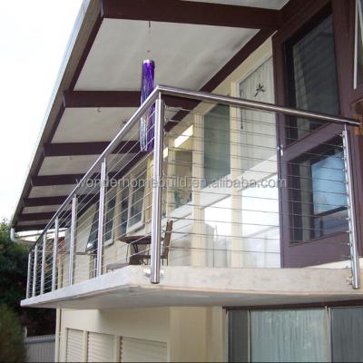 China Modern Metal Post And Wire Railing Handrails Railings Balcony for sale