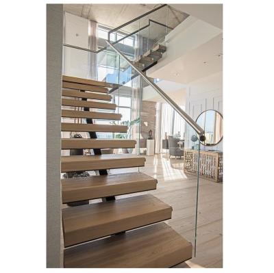 China Modern Interior Metal Apartment Staircase Straight Staircase for sale