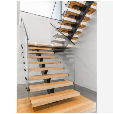 China Modern Modern Indoor Stairs Kits Metal Steel Stairs For Home for sale