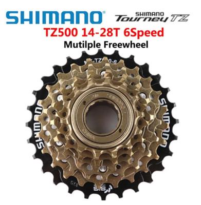 China MF-TZ500 6 Speed ​​Cassette Drop In 14-28T For MTB Road Cycling 6S Bike for sale