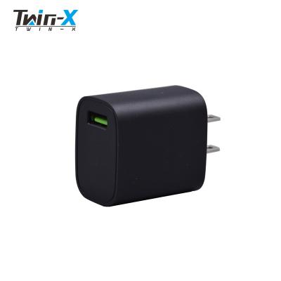 China UniversalÂ   Black USA Manufacturer and European Standard 20W USB-A Interface Fast Charger for sale