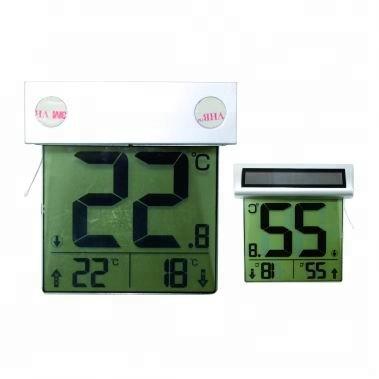 China Outdoor Solar Window Thermometer / Digital Window Thermometer for sale