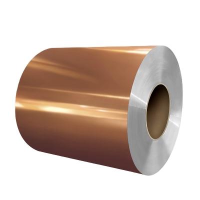 China Indoor decoration; construction; manufacturing Factory Direct Price Golden Color Coated Aluminum Coil Sheet Panel for Printing for Sublimation for sale