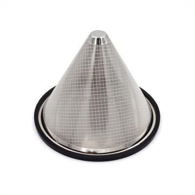 China Environmentally Sustainable Ultra Fine Mesh French Coffee Filter Stainless Steel Press for sale