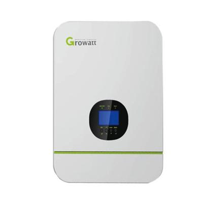 China Offgrid Growatt 5KW 230Vac Best 10 KW Two Battery Solar Inverter Made In Taiwan 315/455/130mm for sale