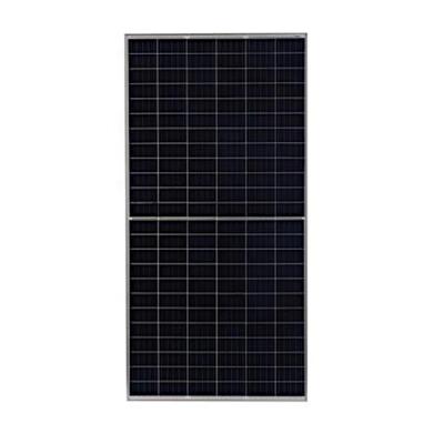 China Solar Panel High Efficiency 144Cells Monocrystalline Solar Panels And Is 535w 12v Black Cover Box Frame Waterproof Connector 182mmx182mm for sale