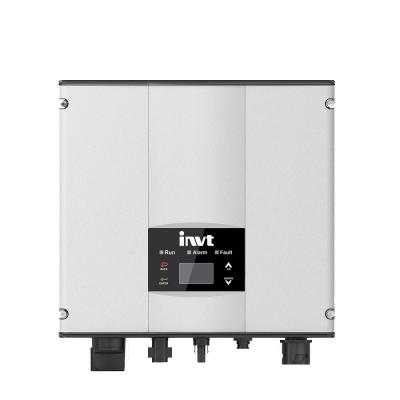 China INVT Solar Inverter On Grid 6KW 5KW 4KW Switch Protection Output Weight Rating Input Type Original Certificate Size For Solar System 405*360*150 for sale