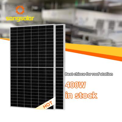 China Cheap Solar Panel Half BLOOD Cell Solar Panel 5BB High Efficiency 405w 144 Cells For Solar System 158.75mmx158.75mm for sale