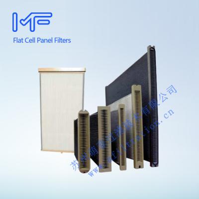 China Polyester Mfiltration Flat Cell Filter, Pleated Panel Filter, Air Filter for sale