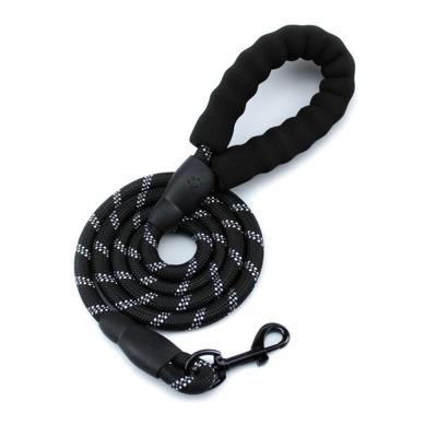 China Stocked 5FTHot Sale Pet Outdoor Sports Mountaineering Dog Large Leash Durable Strong Lead Training Reflective Rope 1.5Meters for sale