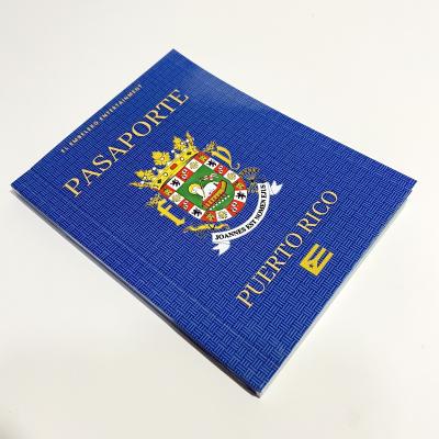 China Product Instruction Booklet Factory Low Price Perfect Fastener Full Color Passport Size Printing Booklet for sale