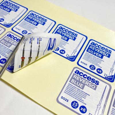 China Waterproof Customized Adhesive Label Booklet Folding Label Double-Layer Label Sticker Multi-Layer Printing for sale