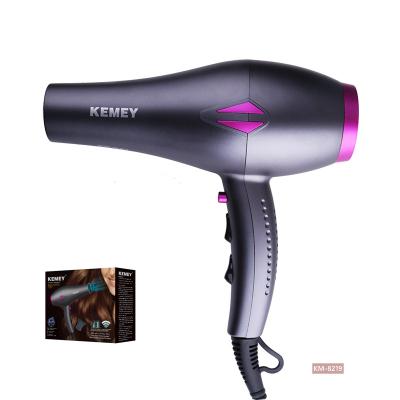 China 3500W Blow Dryer Powerful Electric Ionic Hot Air Hair Dryer KM-8219 Barber Salon Tools Hair Dryer for sale