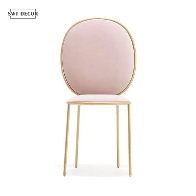 China Wholesale Super Comfortable SWT Iron Bar Chair Color Sneak Modern Cafe Bar Stools Creative Gold High Chair for sale