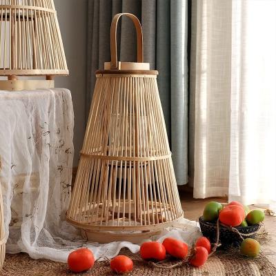 China HOME/GARDEN DECORATION SWT Occasion Wedding And Outdoor Rattan Wooden Lantern For Party Event And Party Item Type Decoration for sale