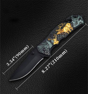 China High Quality Non-variable Survival Multi Function Plastic Outdoor Hunting Multi Function Handle EDC Camping Tactical Folding Pocket Knife for sale