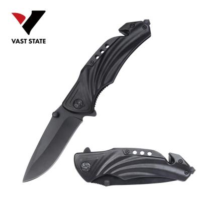 China Hot Selling Non-changeable Helped Rescue Glass Breaker Hunting Folding Opening Camping Knife for sale