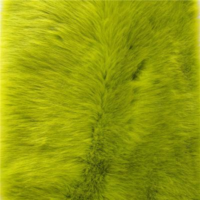 China Toy High Quality Faux Fox Fur Plush Fabric Pile Long For Women Winter Coat Scarf for sale