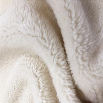 China Winter Warm Long Pile Faux Mongolian Sherpa Fur For Garment Or Toys for sale