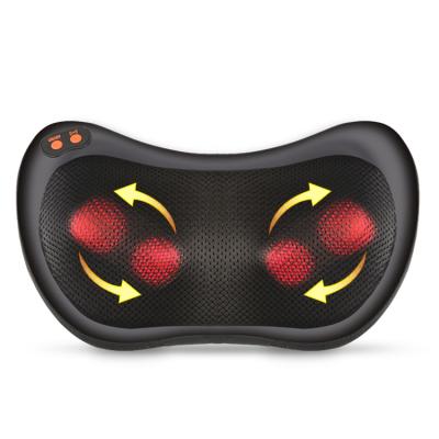 China Logo Wireless Electric Shiatsu Wireless Portable Custom Massage Pillow Head Vibration for sale