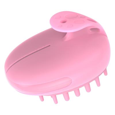 China Amazon Hot Sale Portable Head Silicone Massager Shampoo Scalp Massage Sweep Brush Hair Wash Wholesale for sale