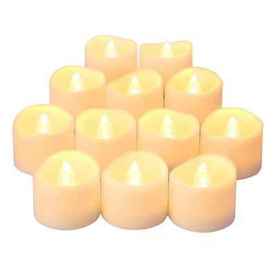 China Wholesale Christmas Flameless LED Tealight Candles Battery Operated Electric Candles With Outdoor To Wedding Home Decoration for sale