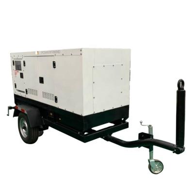 China 50kva power generador faw 40kw silent mobile trailer type precio set PF-FW55T for sale