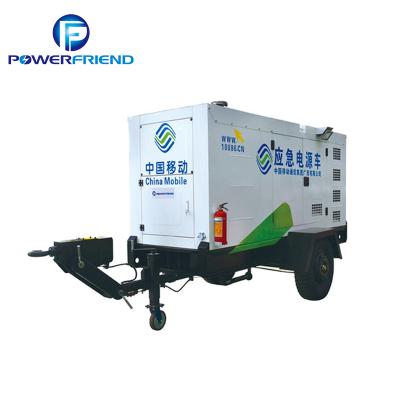 China 6-cylinder hot sale 120kw 150kva power trailer mobile genset canopy diesel generator for sale