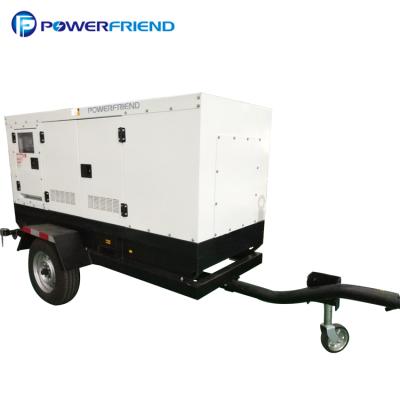 China 40 KW 50 KVA Trailer Silent Mobile Power Diesel Generator Set For Sale PF-FW55T for sale