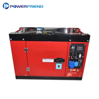 China 2kw 2.2kw Small Silent Air Cooled Diesel Portable Welding Generator 190a PD6500SW for sale