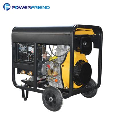 China Air Cooled Open Type 300A Portable Diesel Generator Welding Machine PD12EW for sale