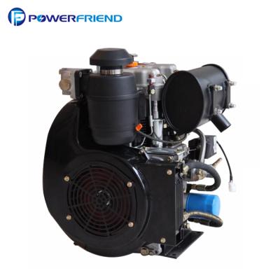 China 20HP 15KW 292F two cylinder air cooled air cooled generator diesel engine for sale Philippines for sale