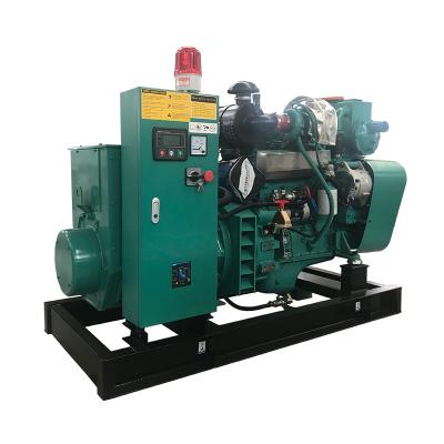 China CCS Approved Seawater Thermal Exchange Cooled 40kw/50kva Main Marine Diesel Generator CCFJ40J-WTP for sale