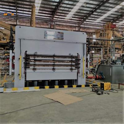 China Multi Layer Factory 1200T 3*7FT MDF Door Skin Hot Press Machine for sale