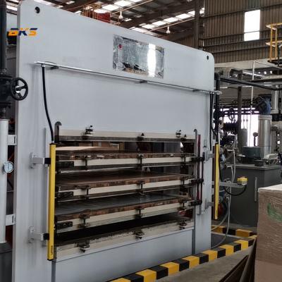 China factory door skin press machine/wood molded door laminating hot press/melamine MDF door skin press machine for sale