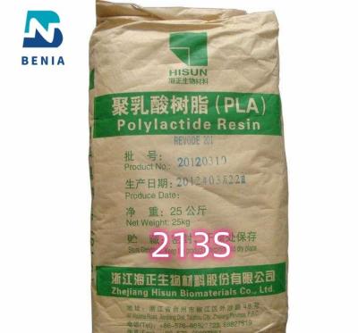 China HISUN PLA Resin REVODE 213S Polylactic Acid Biobased PLA Pellets para productos biodegradables y compostables en venta