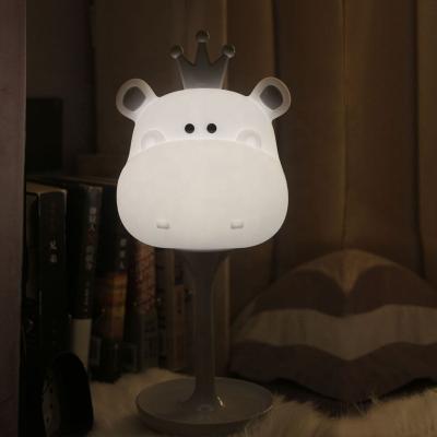 China Modern Cute Kids Desk Rechargeable USB LED Student Table Led Night Lamp Children Night Light for sale