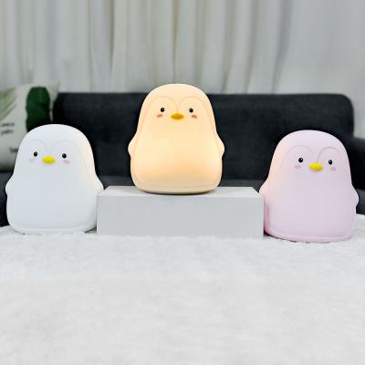 China Cute New Design Battery Operated Silicone Custom Night Table Lamp For Bedside Lighting for sale