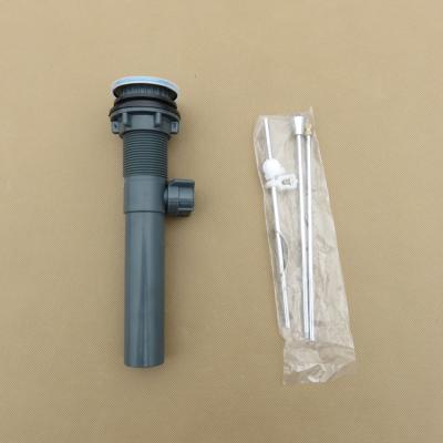 China Zero Noise Faucet Vanity Sink Up Drain Stopper Basin Sink Drainer Plastic Copper Core Core With Lift Rod for sale