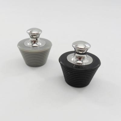 China Other Universal Stopper Plug For Bathroom Sink Tub And Drains Silicone Black for sale