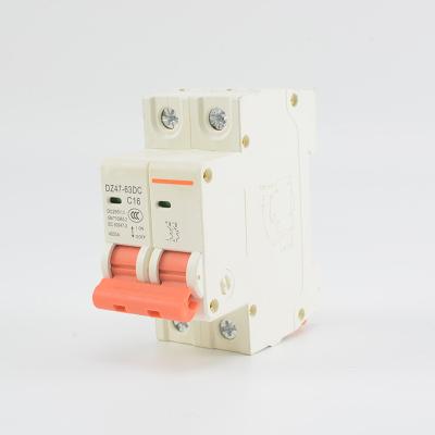 China Industrial dc circuit breaker solar system mcb 240v dc circuit breaker 2p for sale