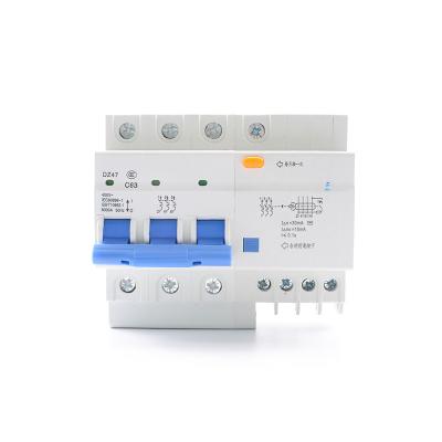 China 3P+N Leakage Protection Leakage Circuit Break Rated Current 63A for sale