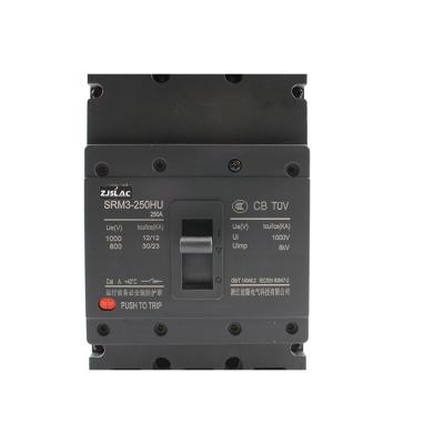 China Hot Sale Factory Direct Circuit Breaker 250amp Black Molded Case Circuit Breaker 180*107*126mm for sale