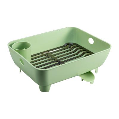 China Folk Plastic Viable Dish Bowl Dish Kitchen Spoon Storage Rack Drainer Organizer for sale