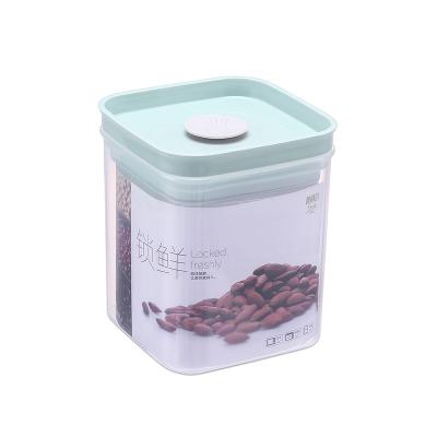 China Best Freshness Preservation Food Storage Containers Plastic Cereal Food Transparent Selling Dry Storage Box With Lid for sale